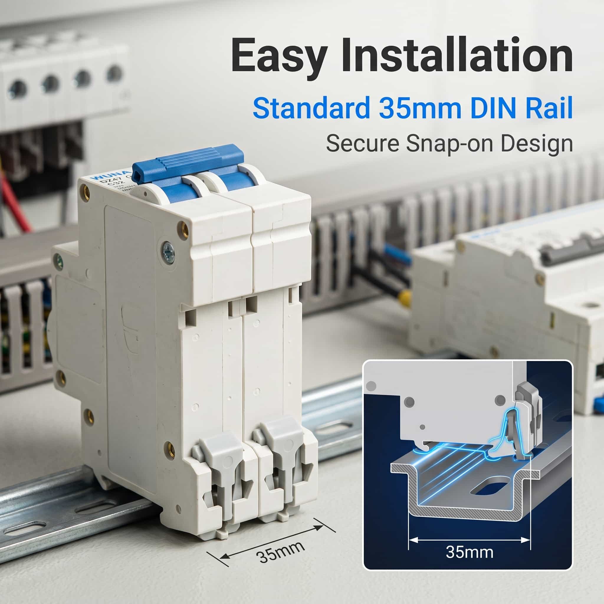 Ano ang Dapat Mong Suriin Bago Pumili ng 2 Pole DC Miniature Circuit Breaker DZ47 C32 500V?