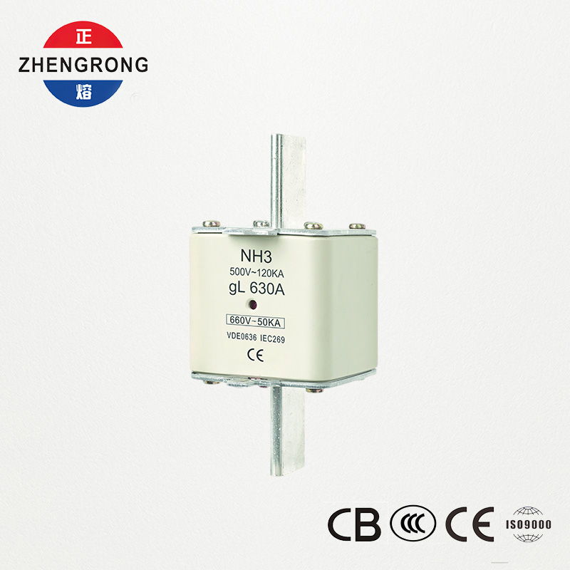 CE at IEC Certified Fuse Link NH3 660V 630A High Breaking Capacity