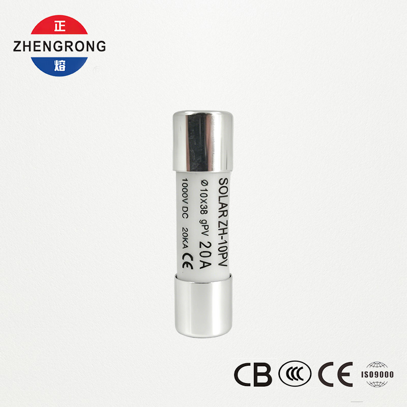 Customized 10*38 20A Solar Panel Reset Fuse Links para sa Photovoltaics
