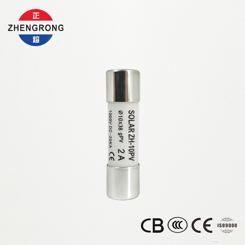 Customized 10*38 2A Solar Panel Reset Fuse Links para sa Photovoltaics