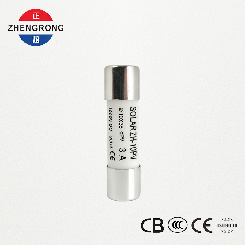 Customized 10*38 3A Solar Panel Reset Fuse Links para sa Photovoltaics