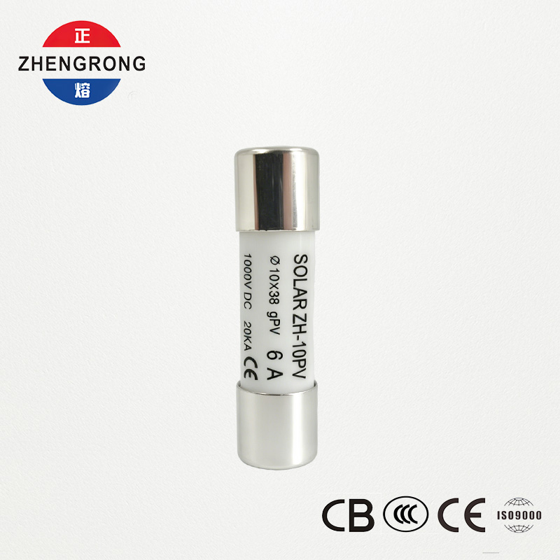 Customized 10*38 6A Solar Panel Reset Fuse Links para sa Photovoltaics