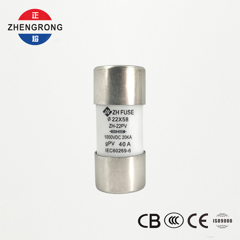 Customized 22*58 40A Solar Panel Reset Fuse Links para sa Photovoltaics