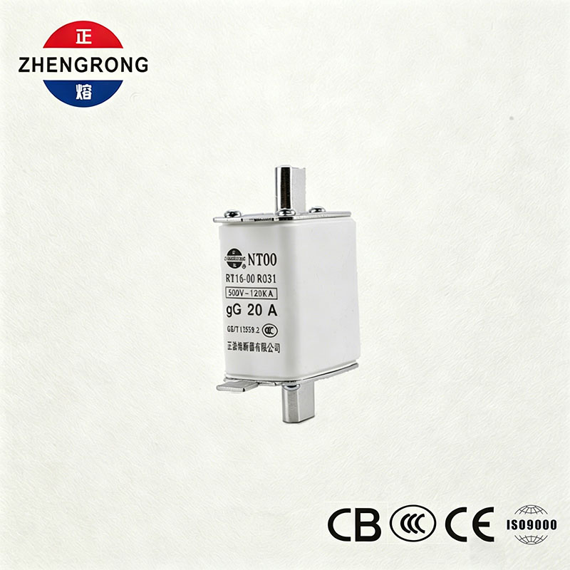 High Breaking Capacity NT00 20A Fuse - 500V 120kA Ceramic gG Fuse Link