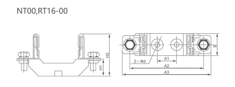 500V 16A Fuse Holder