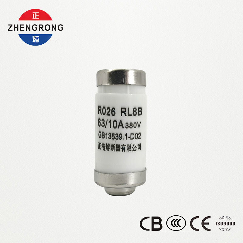 R026 RL8B 380V 63/10A Screw-Type Ceramic Low Voltage Fuse